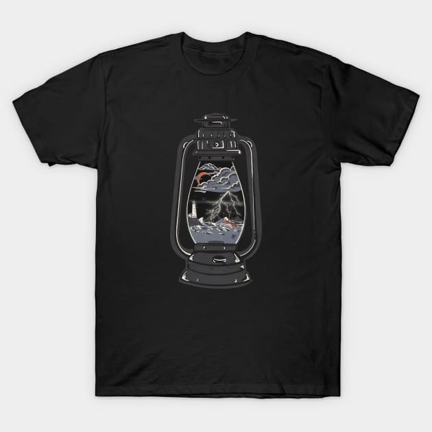 Storm Lantern... T-Shirt by NDTank